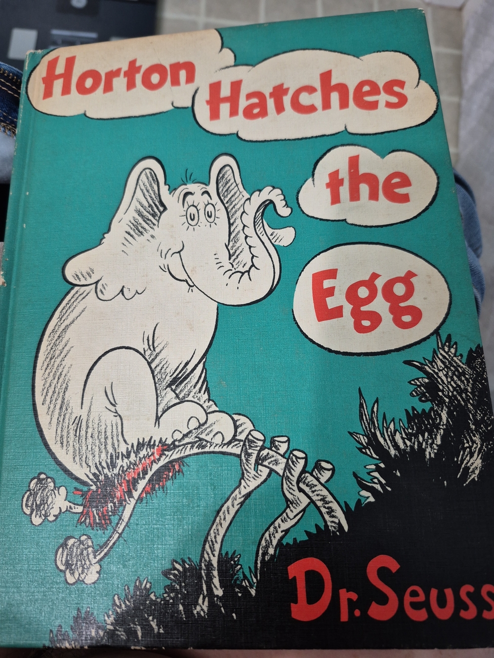 Dr. Seuss "Horton Hatches the Egg" Teal Cover